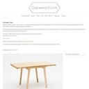 Table extensible à enrouleur