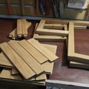 Étagère porte plantes 100 % en orme