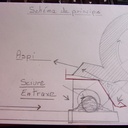 Guide-éjecteur de sciure pour scie à onglet radiale