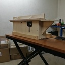 Fabrication d'un meuble pour rabot électrique