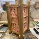 Lampe d’inspiration japonaise