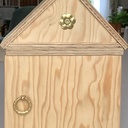 Boite à clés avec fleur style Napoléon 3