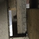 Jonction entrait / jambre de force Est vue du dessus.