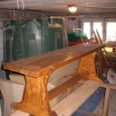 Banc en sapin