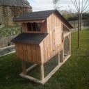 Poulailler en massif