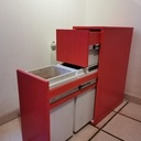 Petit meubles de tri sélectif pour cuisine.