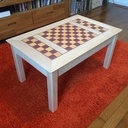 Table basse échiquier