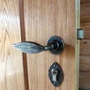 Porte d'entrée en chêne