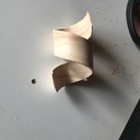 Rond de serviettes cintré à la vapeur