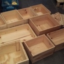 Étagères caisses à vin