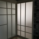 Cloisons type japonaises en galandage.