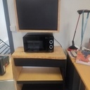 Meuble en frêne et val noir