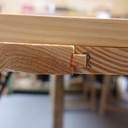 Porte de chai clouée