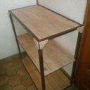 Console d'entrée style industriel