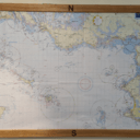 Cadre pour carte marine