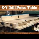 Table de perceuse à colonne.