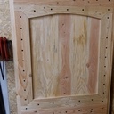 Porte de chai clouée