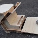 Mangeoire à pédale