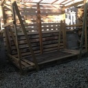 Rangement bois chauffage fabriqué en palette.