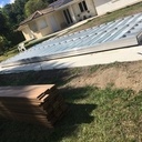 Terrasse coulissante en ipé sans vis apparente