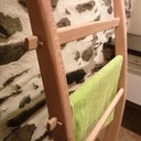 Porte serviettes en mélèze