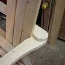 Le but est de réaliser des fleurons collés sur la traverse arrière pour renforcer l'assemblage  qui sera réalisé avec un boulon