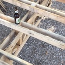 Table en palettes - Étude Enzo Mari