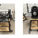 Raboteuse Shinko DH330 (2024) + chariot mobile et châssis HBM — plaquettes carbure réversibles
