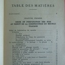 Pour finir un meuble, tome 1, Deheurles, Dunod, Table des matières