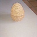 Oeuf de Pâques pixélisé type Minecraft