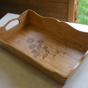 Plateau style rustique