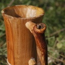 Chope à pied en hêtre