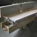 Défonceuse sous table pour établi