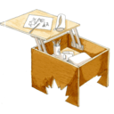 La table escamotable