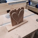 Bougeoir pour la Saint Valentin