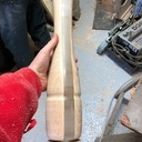 Vase hêtre et résine