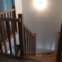 Escalier chêne brun