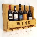 Un présentoir à vin