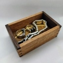 Petit vide bijoux à queues d'aronde