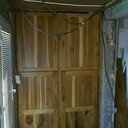 Placard en chene,orme et noyer