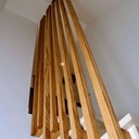 Claustra escalier double 1/4 tournant