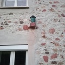 Nichoir à mésanges Ciment et bois