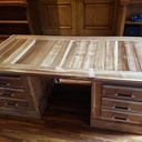 Bureau en Teck (Top is Marine Style)