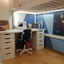 Lit mezzanine bureau pour enfant