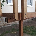 Terrasse bois sur pilotis- platelage exotique Ipé.