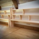 Duo de bibliothèques basses