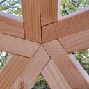 Dôme géodésique sans connecteur