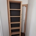 Porte bibliothèque dérobée et porte coulissante - charnière simonswerk tectus