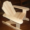 Petit fauteuil à bascule
