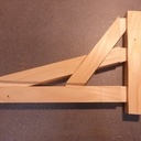 Etagère charpentée